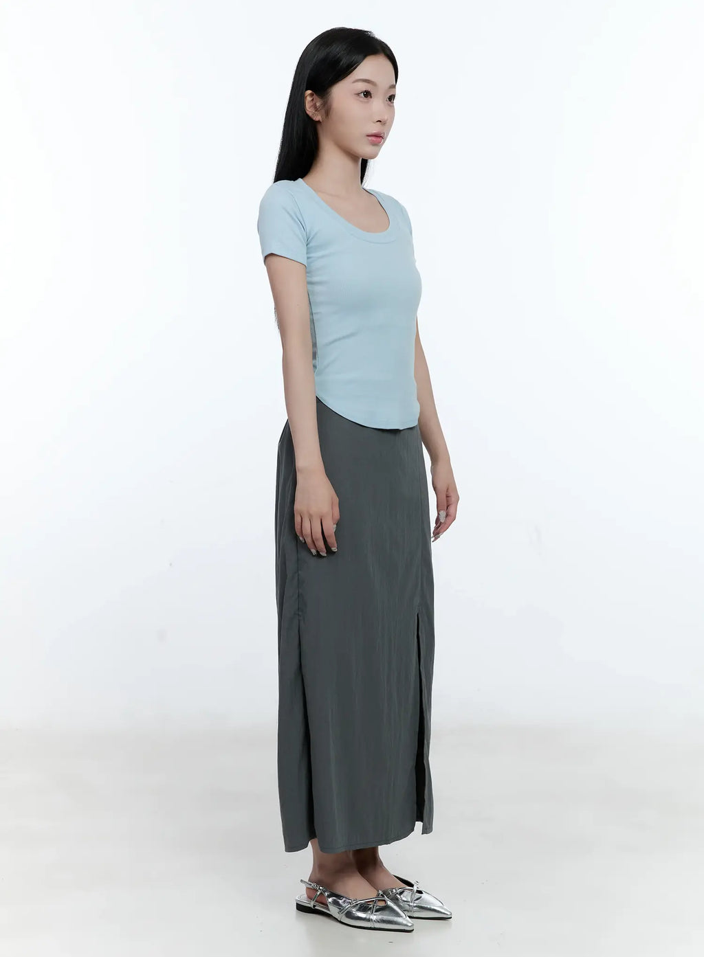 Pencil Slit Maxi Skirt CG501